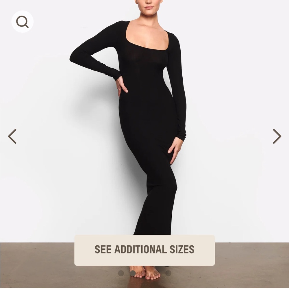 SKIMS SOFT LOUNGE LONG SLEEVE DRESS